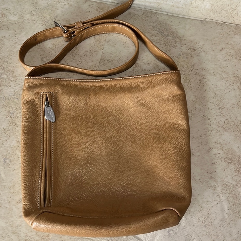 Libaire leather crossbody bag made in USA